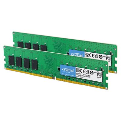 Crucial 32GB (2 x 16GB) DDR4 3200MHz, CL22, 1.20V