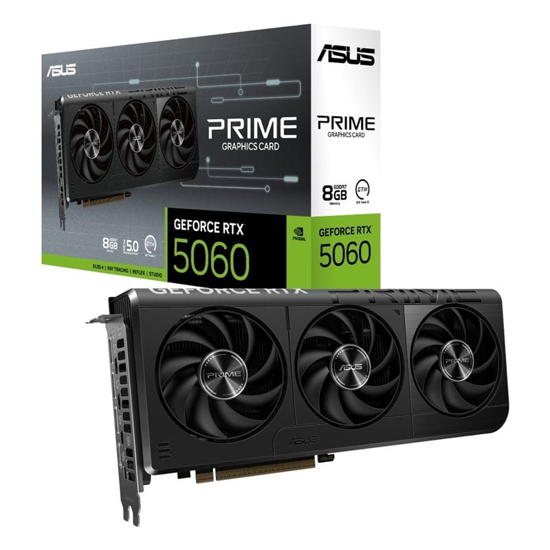 Asus GeForce RTX 5060 PRIME -näytönohjain, 8GB GDDR7