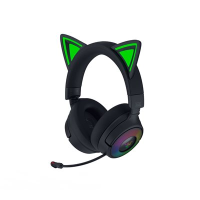 Razer Kraken Kitty V3 Pro - Black -pelikuulokkeet mikrofonilla, musta