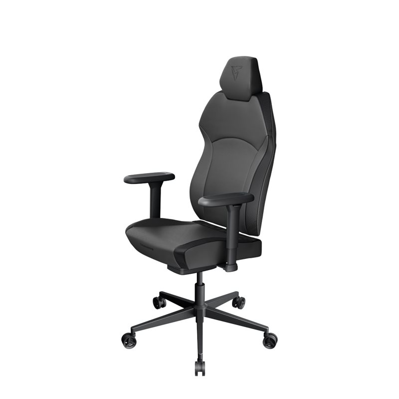 ThunderX3 Solo 360, Modern Black keinonahkaverhoiltu pelituoli, musta