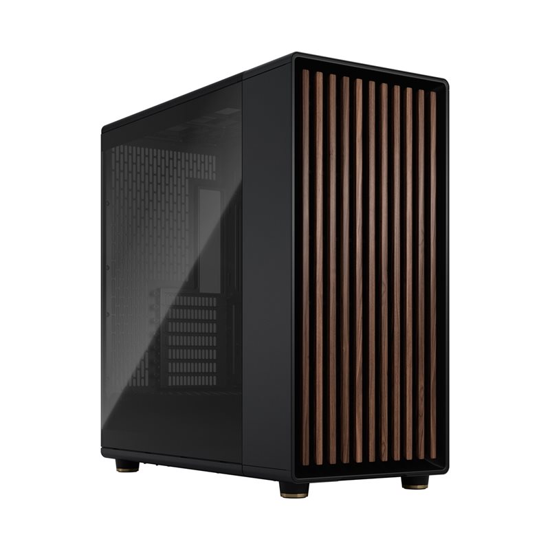 Fractal Design (Outlet) North XL - Charcoal Black TG Dark, ikkunallinen miditornikotelo, musta