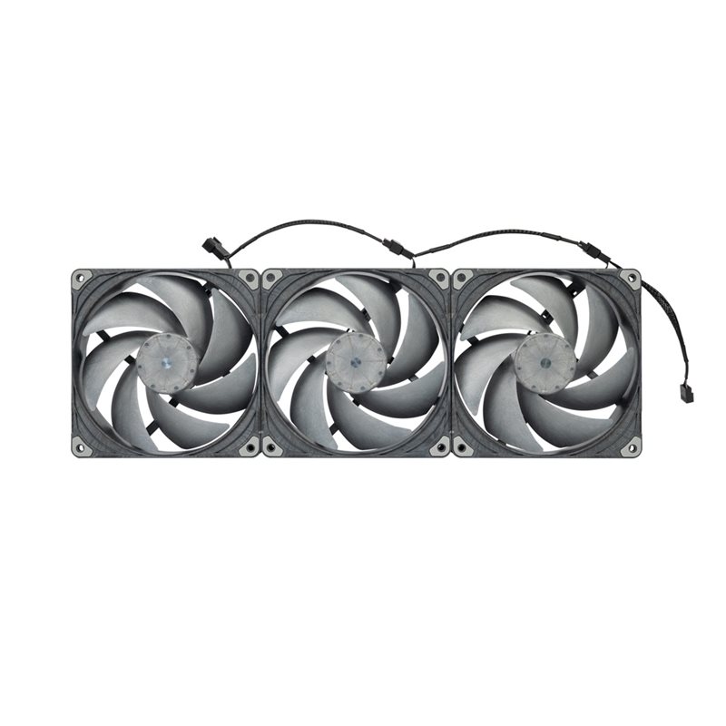 Phanteks 120mm T30-140 Triple pack, 140mm PWM-laitetuuletinsarja, musta/harmaa