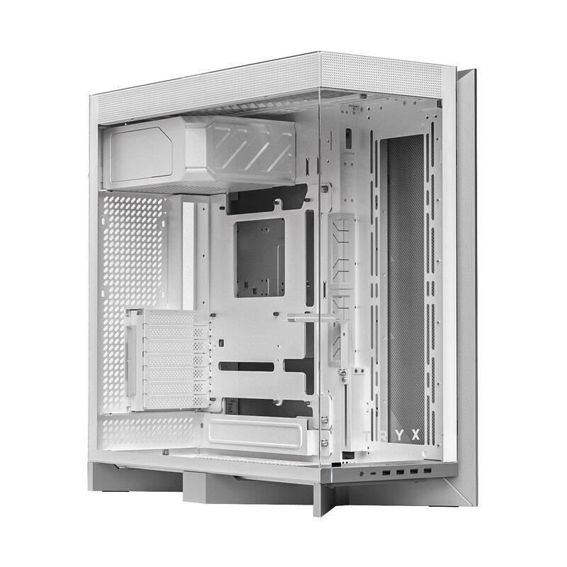 TRYX LUCA L70 White, ikkunallinen miditornikotelo, valkoinen