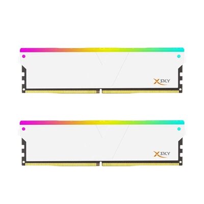 v-color 16GB (1 x 16GB) Manta XSky RGB, DDR5 6000MHz, CL30, 1.35V, valkoinen