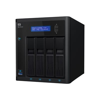 Western Digital 16TB My Cloud Pro PR4100 NAS-palvelin, RJ45, USB 3.0, musta