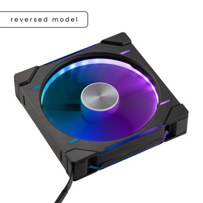 Phanteks D30-140 Reversed Fan - Single Pack, 140mm PWM-laitetuuletin, musta
