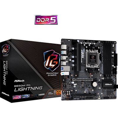 ASRock B650M PG Lightning, mATX-emolevy