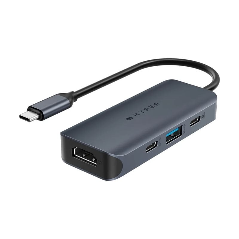 Targus HyperDrive Next 4 Port USB-C-hubi, PD3.0 100W, keskiyön sininen