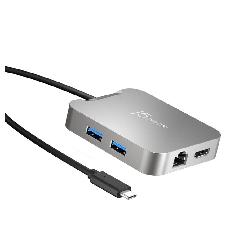 j5create 4K60 Elite USB-C PD Multi-Port -adapteri, hopea