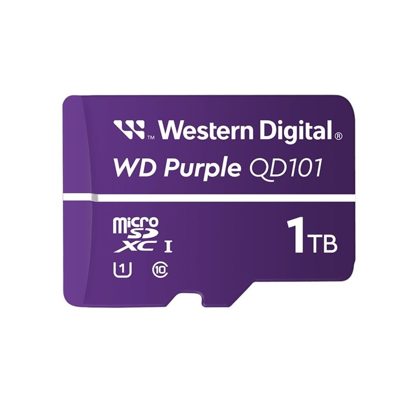 Western Digital 1TB Purple SC Ultra Endurance, microSDXC -muistikortti, UHS-1 U1 C10