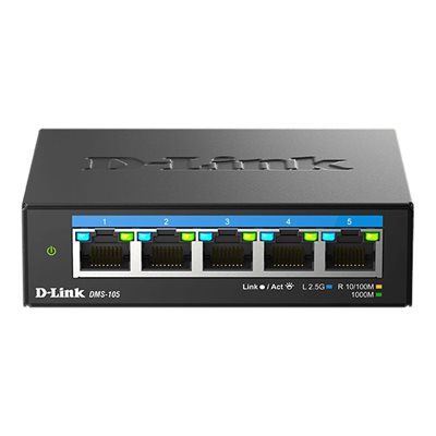 D-Link kytkin DMS-105 5*2.5GE