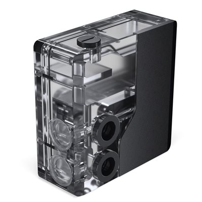 Phanteks Glacier EZ-Fit 120RES-DDC Body, nestesäiliö DDC pumpulle, musta