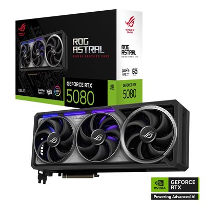 Asus (Outlet) GeForce RTX 5080 ROG Astral - OC Edition -näytönohjain, 16GB GDDR7