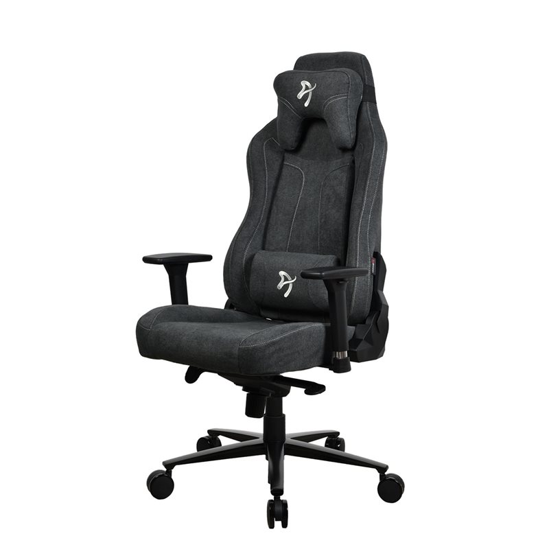Arozzi Vernazza Gaming Chair Soft Fabric, kangasverhoiltu pelituoli, musta/tummanharmaa