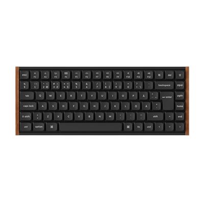 Keychron K3 Ultra SE 8K, langaton mekaaninen näppäimistö, 75%, Keychron Low-Profile Milk POM Red, puu / musta