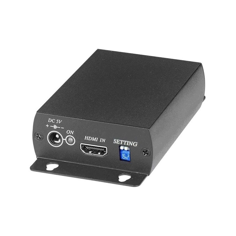 Deltaco Signaalinmuunnin, HDMI - SDI, BNC, PAL/NTSC/720p/1080p, musta