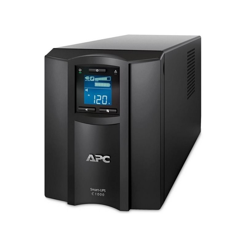 APC Smart-UPS SMC1000IC, linjainteraktiivinen UPS-laite, 1000VA, musta