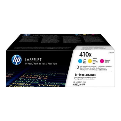 HP 410X LaserJet Toner, 3-väripakkaus