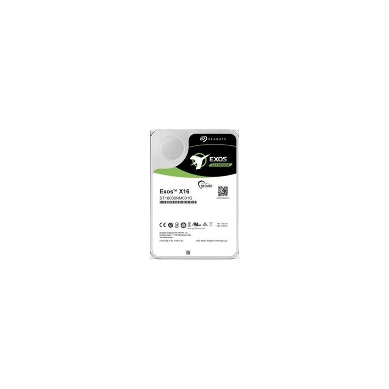 Seagate (B-stock) 16TB Exos X16, 3.5" sisäinen kiintolevy, SATA III, 7200 rpm, 256MB