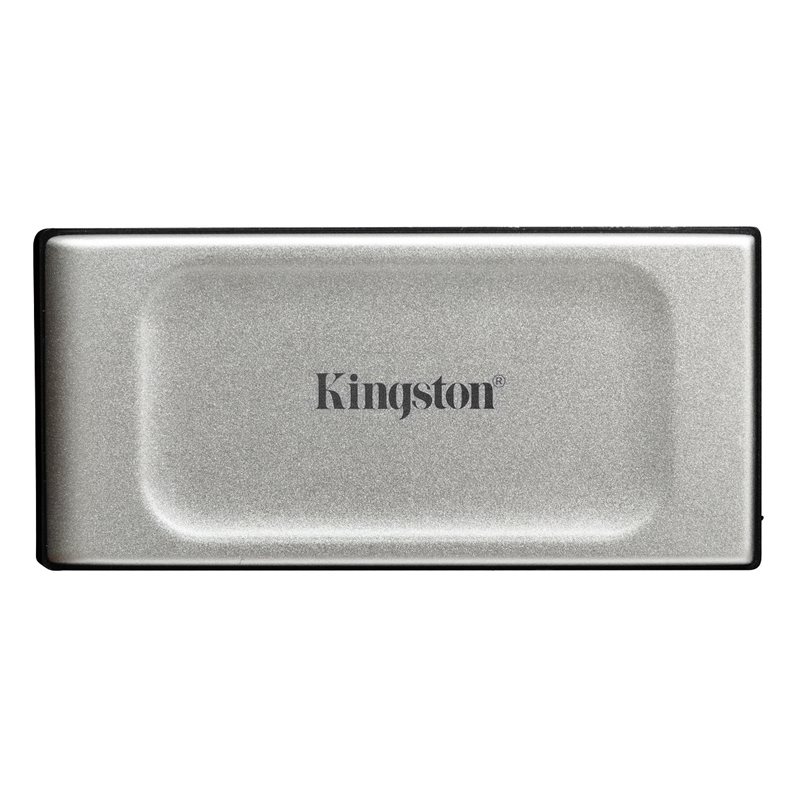 Kingston 500GB XS2000 Portable SSD, ulkoinen SSD-levy, USB 3.2 Gen 2x2, 2000/2000 MB/s, harmaa/musta