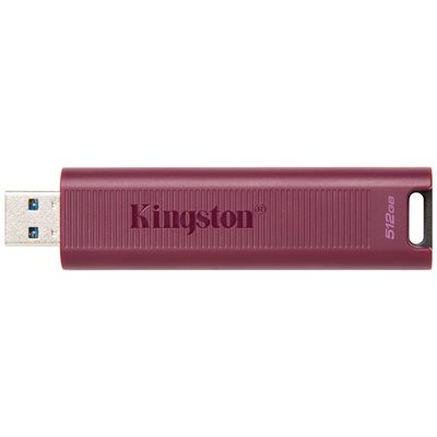 Kingston 512GB DataTraveler Max, 3.2 Gen2 USB-A -muistitikku, jopa 900/1000 MB/s, violetti/musta