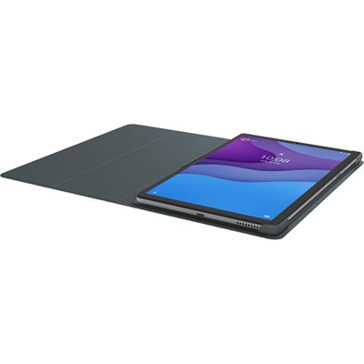 Lenovo Tab M10 HD 2nd Gen Folio Case/Film, tabletin suojakotelo + näytön suojakalvo, musta