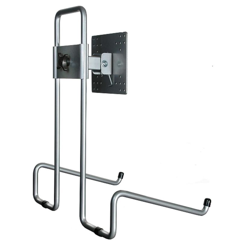 R-Go Tools R-Go Steel Flex Monitor Stand, säädettävä monitorijalusta, hopea