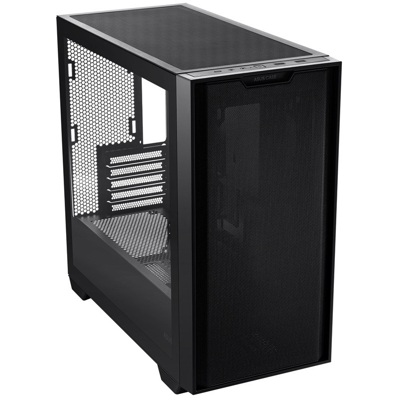 Asus A21 Case, ikkunallinen mATX-kotelo, musta - Kuva 2