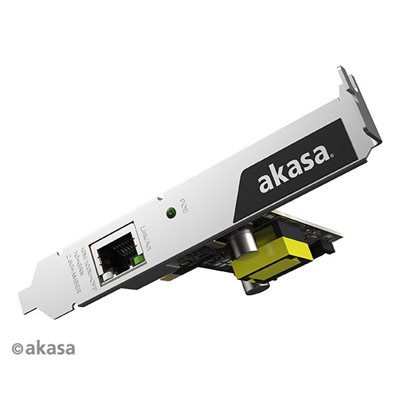 Akasa (Outlet) 2.5 Gigabit PCIe -verkkokortti, jossa PoE