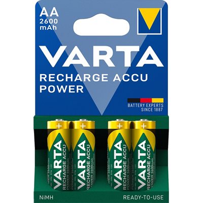 Varta AA/LR06 -akkuparisto, 2600mAh, 4kpl
