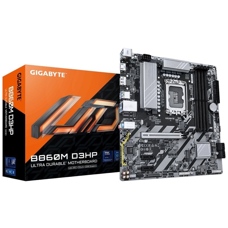 Gigabyte B860M D3HP, mATX-emolevy