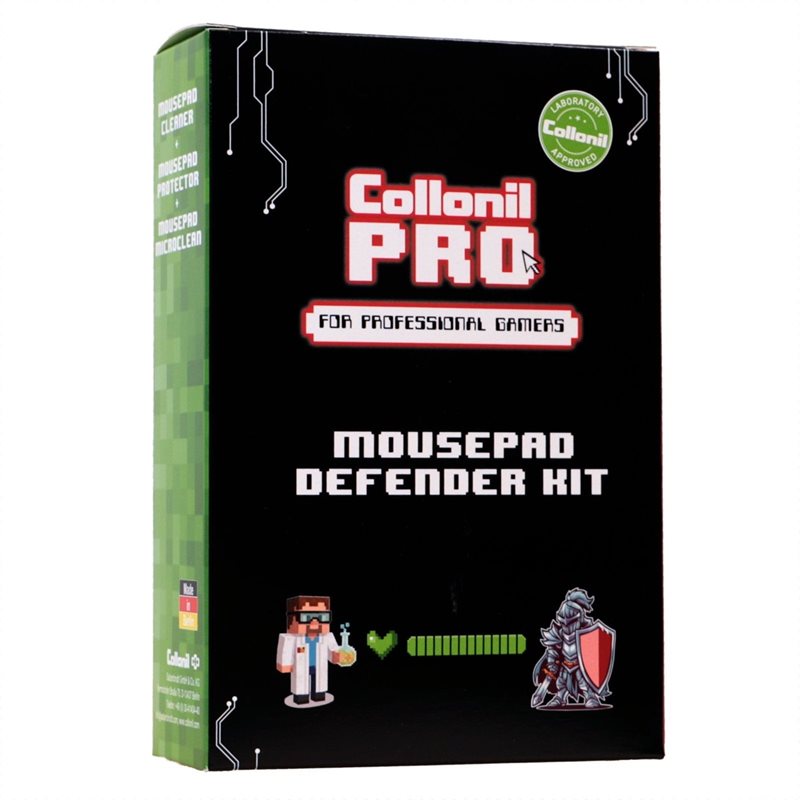 Collonil PRO Mousepad Defender Kit, hiirimaton puhdistus- ja suojauspaketti