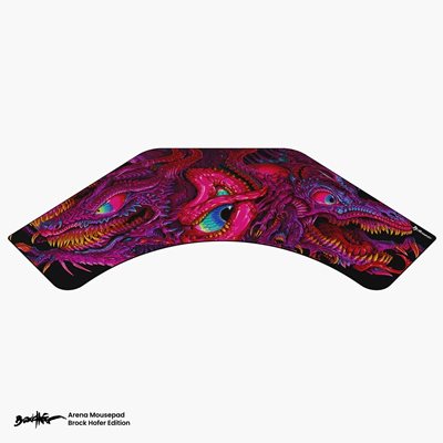 Arozzi Arena Angelo Desk Pad- Crawling Chaos, pelipöydän hiirimatto, moniväri