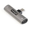 StarTech.com USB-C -> USB-C TRRS audio/mic + 60W PD -adapteri, harmaa