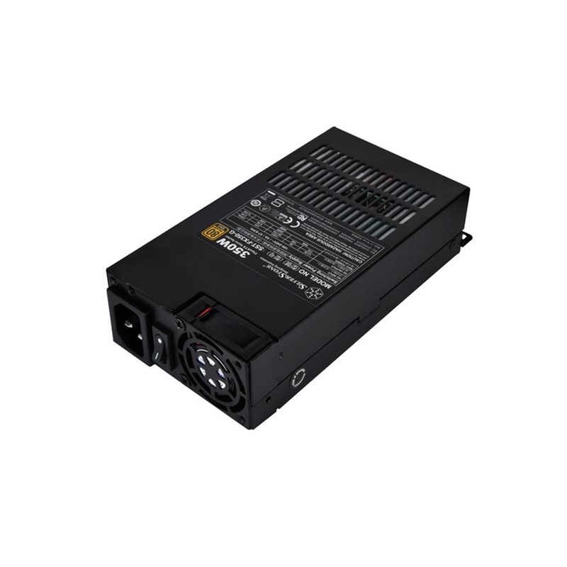 SilverStone (Outlet) 350W FX350-G, Flex ATX -virtalähde, 80 Plus Gold, musta