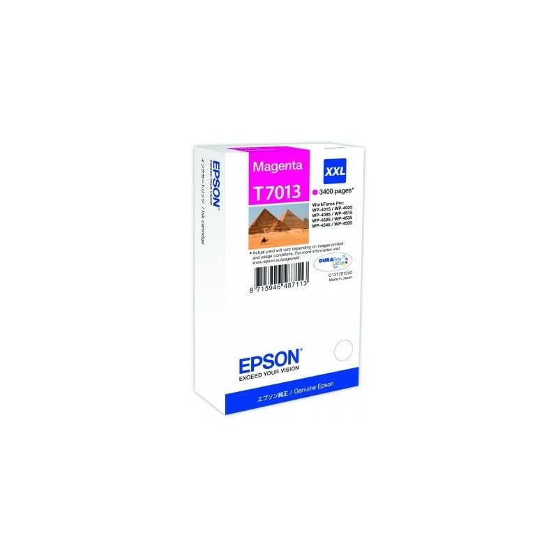 Epson WP4000/4500 Series Ink Cartridge XXL Magenta 3.4k