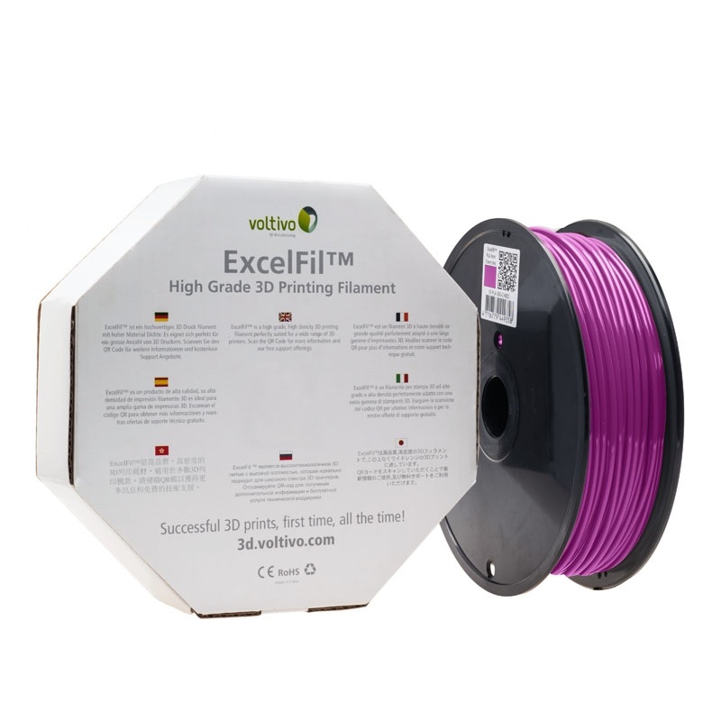 Voltivo ExcelFil 3D tulostuslanka, PLA, 3mm, violetti