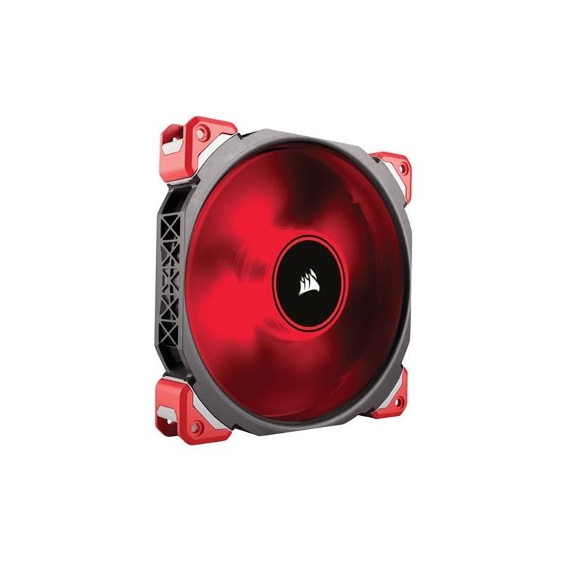 Corsair 140mm ML140 Pro LED Premium Magnetic Levitation -laitetuuletin, punainen/musta