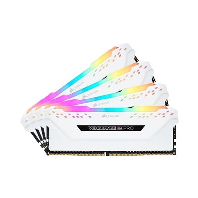 Corsair 32GB (4 x 8GB) Vengeance RGB PRO, DDR4 3600MHz, CL18, 1.35V, valkoinen