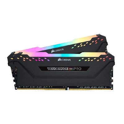 Corsair 32GB (2 x 16GB) Vengeance RGB PRO, 2666MHz, CL16, 1.20V, musta