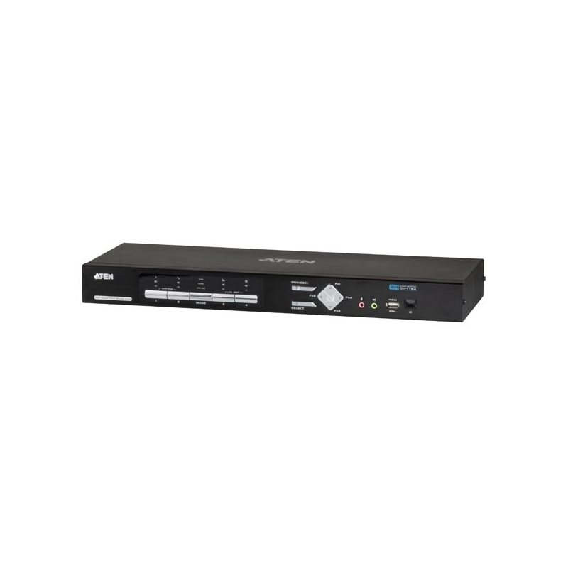 Aten KVMP-kytkin, 4-porttinen USB DVI-D Multi-View KVMP Control Center