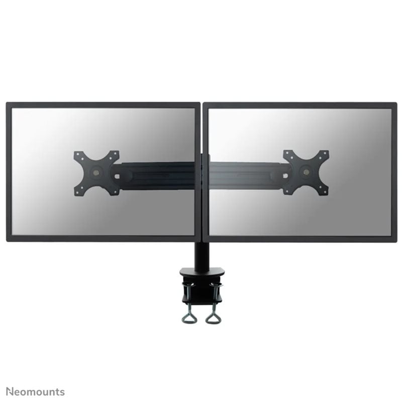 Neomounts by Newstar 19-30" x2 monitor desk mount, -pöytäteline kahdelle näytölle, musta