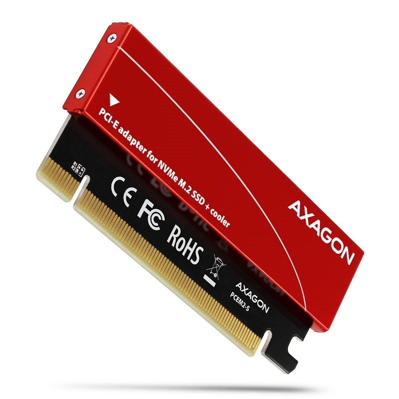 AXAGON (Outlet) PCEM2-S, NVMe M.2 -adapteri, PCIE x16