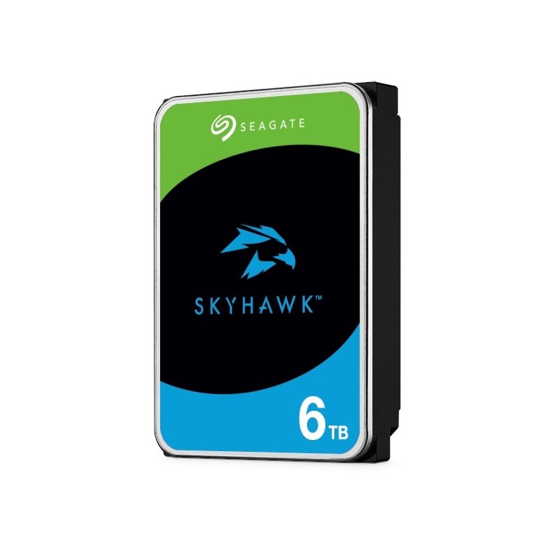 Seagate 6TB Skyhawk, 3.5" sisäinen kiintolevy, SATA III, 256MB