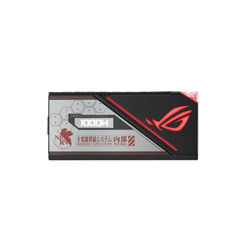 Asus 1000W ROG Thor Platinum II EVA Edition, ATX-virtalähde, 80 Plus Platinum, musta/harmaa - Kuva 2