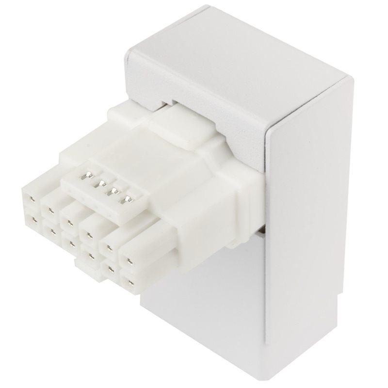 Kolink Core Pro 12V-2x6 90 Degree Adapter - Type 1, valkoinen