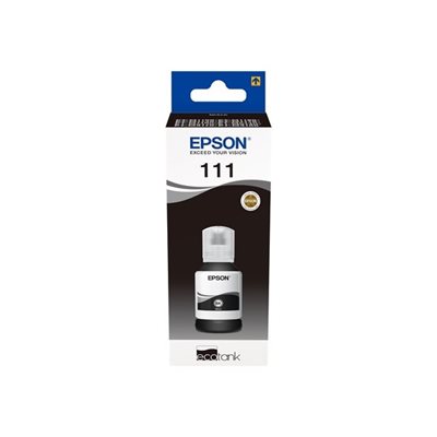 Epson C13T03M140, 111 EcoTank Pigment black ink bottle