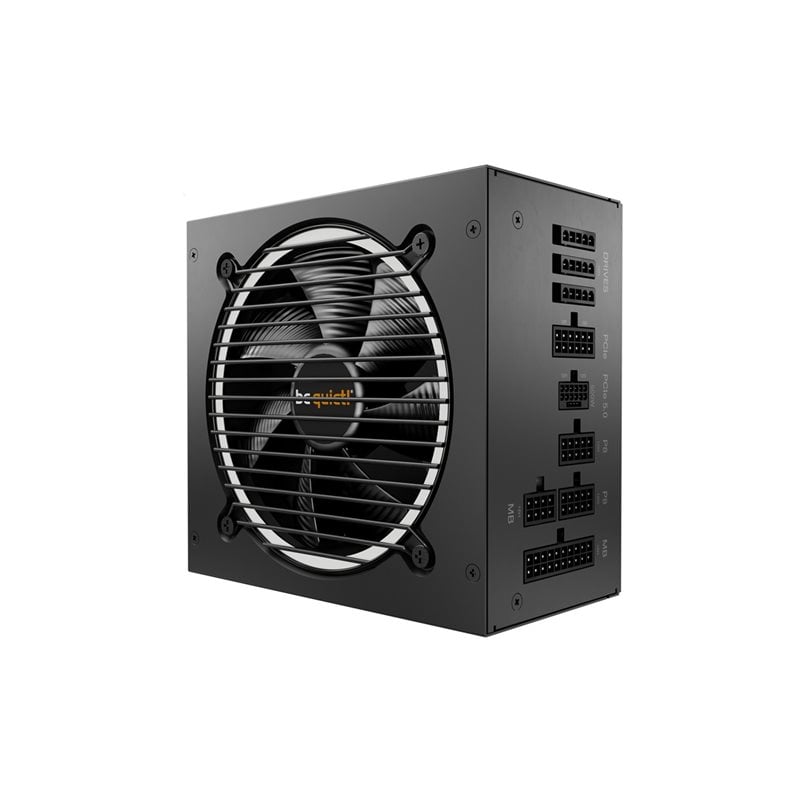 be quiet! (Outlet) 750W Pure Power 12 M, ATX-virtalähde, PCIe 5.0, 80 Plus Gold, musta