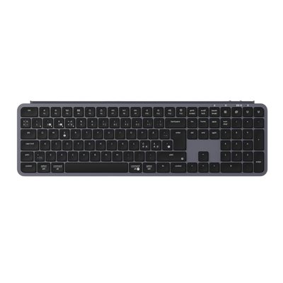 Keychron B6 Pro, Ultra-Slim langaton näppäimistö, Space Gray
