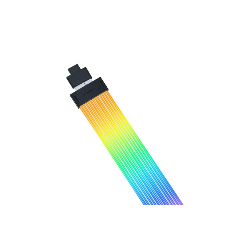 Lian Li (Outlet) Strimer Wireless 12+4, RGB-valaistu näytönohjaimen virtakaapeli, 340 mm - Kuva 2